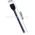 El alambre del cable de conector de RGB 4pin Female / Male para 5050/3528 RGB Led Strip 4 Pin llevó el cable para el regulador de RGB LED